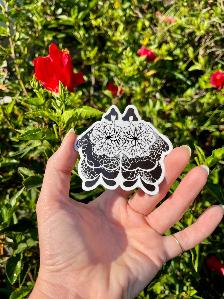 Geranium Twin Chrusty Sticker